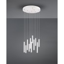 TRIO 321691131 LED Pendelleuchte Tubular 11x2,5W | 2420lm | 3000K | IP20 - 3-Phasen-dimmbar, weiß