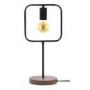 Rabalux 3219 Tischleuchte Rufin 1x40W | E27 - schwarz, Holz