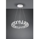 TRIO 325110131 LED Pendelleuchte Curl 1x33W | 3500lm | 4000K | IP20 - 3-Phasen-dimmbar, weiß