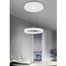 TRIO 325710231 LED Pendelleuchte Logan 1x45W | 4000L | 4000K | IP20 - 3-Phasen-dimmbar, höhenverstellbar, weiß