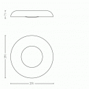 Philips Hue 32613/31/P7 LED Deckenleuchte Still 1x32W | 2200-6500K - White Ambiance