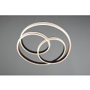 Trio 326210132 LED Hängende Deckenleuchte Yara 1x60w | 7200lm | 2300 + 3000 + 4000K - Einstellbare Höhe, DIP-Schalter, 3-Phasen-Dimmen, schwarz