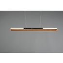 Trio 326610232 LED Hängende Deckenleuchte Deacon 1X40W | 3200lm | 2700-6000K - verstellbare Höhe, Speicherfunktion, dimmbar, schwarz, Holz