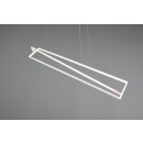 Trio 326810131 LED Hängende Deckenleuchte Edge 1x35w | 4100lm | 2300 + 3000 + 4000K - 3-Phasen-Dimmen, DIP-Schalter, einstellbare Höhe, weiß