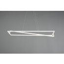 Trio 326810131 LED Hängende Deckenleuchte Edge 1x35w | 4100lm | 2300 + 3000 + 4000K - 3-Phasen-Dimmen, DIP-Schalter, einstellbare Höhe, weiß