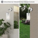 Rabalux 3309 Außenwandleuchte Yago 1x60W | E27 | IP44 - Chrom