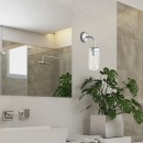 Rabalux 3309 Außenwandleuchte Yago 1x60W | E27 | IP44 - Chrom