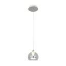 Trio T331610106 LED Pendelleuchte FLYNT  | 11W integrierte LED-Quelle | 1x1150lm | 2300+3000+4000K | Seilleuchte | Trio - SwitchDimmer | chrom | klar