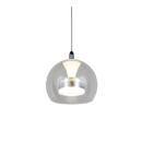 Trio T331610106 LED Pendelleuchte FLYNT  | 11W integrierte LED-Quelle | 1x1150lm | 2300+3000+4000K | Seilleuchte | Trio - SwitchDimmer | chrom | klar