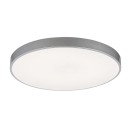Rabalux 3317 LED-Deckenleuchte Tesie 1x60w | 5000lm | 3000-6000K - Dimmbare, Fernbedienung, Timer, Nacht Übernachtung, Stellar-Effekt, Silber, weiß