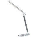 Rabalux 3349 LED Tischleuchte Misha 1x7w | 360-400lm | 4000k - dimmbar, weiß, silber