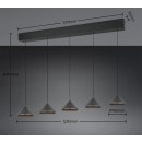 Trio 336210532 LED Pendelleuchte LAGUNA | 5W integrierte LED-Quelle | 500lm | 2300+3000+4000K