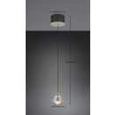 Trio 337010107 LED Pendelleuchte ROMEO | 7W integrierte LED-Quelle | 700lm | 2300+3000+4000K | verstellbar