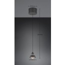 Trio 337010132 LED Pendelleuchte ROMEO | 7W integrierte LED-Quelle | 700lm | 2300+3000+4000K | verstellbar