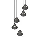 Trio 337030532 LED Pendelleuchte ROMEO | 7W integrierte LED-Quelle | 700lm | 2300+3000+4000K | verstellbar