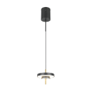 Trio T340210180 LED Pendelleuchte KEATON | 10W integrierte LED-Quelle | 1x1200lm | 2300+3000+4000K | Trio - SwitchDimmer | schwarz | gold