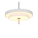 Trio T340219176 LED Pendelleuchte KEATON  | 34W integrierte LED-Quelle | 1x4000lm | 2300+3000+4000K | Seilleuchte | Trio - SwitchDimmer | grau