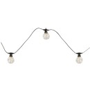 Globo 34090N LED-Lichterkette Almaga 10x0,27W | 220lm | 2700K - schwarz