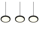 Trio 340910332 LED-Deckenpendelleuchte Tray 3x10W | 3600lm | 3000K - höhenverstellbar, dimmbar, schwarz