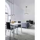 Trio 340910332 LED-Deckenpendelleuchte Tray 3x10W | 3600lm | 3000K - höhenverstellbar, dimmbar, schwarz