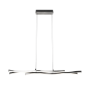 Trio 341210305 LED Pendelleuchte Blaze 1x35W | 4300lm | 2300K+3000K+4000K - 3-Phasen-Dimmung, DIP-Schalter, höhenverstellbar, Aluminium