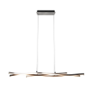 Trio 341210305 LED Pendelleuchte Blaze 1x35W | 4300lm | 2300K+3000K+4000K - 3-Phasen-Dimmung, DIP-Schalter, höhenverstellbar, Aluminium