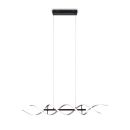 Trio 341810205 LED-Deckenpendelleuchte Sequence 1x45W | 5600lm | 2300K+3000K+4000K - höhenverstellbar, DIP-Schalter, 3-Phasen-Dimmung, schwarz, Aluminium