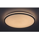 Rabalux 3478 LED-Deckenleuchte Linden 1x50w | 4500lm | 3000-6500K - Dimmbare, Fernbedienung, Timer, Nacht über Nacht, Stellar-Effekt, Chrom, weiß