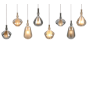 Trio T349400817 Pendelleuchte ALDEA  | 8x10W E14 | Seilleuchte | gelb | weiß | buntfarbig