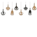 Trio T349400817 Pendelleuchte ALDEA  | 8x10W E14 | Seilleuchte | gelb | weiß | buntfarbig