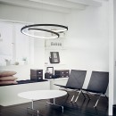 Ideal lux 352411 LED Pendelleuchte OZ  | 75W integrierte LED-Quelle | 5570lm | 3000K | Seilleuchte | verstellbar | weiß
