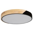 Rabalux 3528 LED-Deckenleuchte Maple 1x24w | 1890lm | 4000k - schwarz, holz, weiß