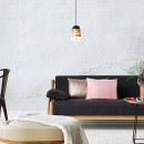 Rabalux 3543 Hängende Deckenleuchte Zenaida 1x60w | E27 - schwarz, Gold