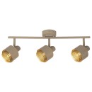Rabalux 3549 Spotleuchte Fedora 3x40w | E14- Hellbraun, golden