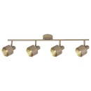 Rabalux 3550 Spotleuchteleuchte Fedora 4x40w | E14- Hellbraun, golden