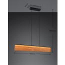 Trio 355510130 LED Pendelleuchte KALEA | 39W integrierte LED-Quelle | 4800lm | 3000K | Dimmer