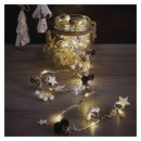 EMOS DCGW04 LED Weihnachten Girlanda - Zapfen 1,7 m 12w | 2xAA - warmweiß, weiß
