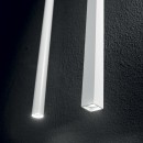 Ideal lux 362496 LED Pendelleuchte LOOK  | 4W integrierte LED-Quelle | 180lm | 3000K | Seilleuchte | verstellbar | weiß