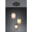Trio T364230317 Pendelleuchte FACETTE  E27