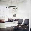 Ideal lux 364971 LED Pendelleuchte OZ  | 38W integrierte LED-Quelle | 2050lm | 3000K | verstellbar | Seilleuchte | bronze