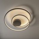 Ideal lux 365060 LED Deckenleuchte OZ  | 52W integrierte LED-Quelle | 2880lm | 3000K | bronze