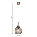 Trio T365430104 Pendelleuchte SORAYA  E27