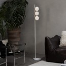 Ideal lux 369327 Stehlampe BINOMIO G9 | mit Schalter | schwarz