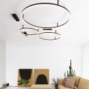 Ideal lux 370217 LED Deckenleuchte ORACLE  | 29W integrierte LED-Quelle | 1590lm | 3000K | bronze