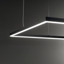 Ideal lux 370484 LED Pendelleuchte ORACLE  | 44W integrierte LED-Quelle | 2180lm | 3000K | verstellbar | Seilleuchte | bronze