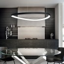 Ideal lux 372235 LED Pendelleuchte GEMINI  | 78W integrierte LED-Quelle | 5430lm | 4000K | bronze