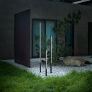 Ideal lux 372280 LED Gartenleuchte JEDI  | 19W integrierte LED-Quelle | 830lm | 3000K | braun