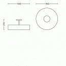 Philips Aufbaudeckenleuchte InStyle Flora 3x42W E14 - schwarz