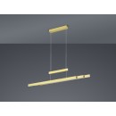 Trio 375310508 LED Deckenleuchte Trajan 1x42w + 2x6w | 4000lm + 1000lm | 2700-5000K - Beleuchtungstemperatureinstellung, 3-Phasen-Touch-Dimmer, einstellbare Höhe und Breite, obere und untere Beleuchtung, Messing