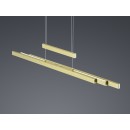 Trio 375310508 LED Deckenleuchte Trajan 1x42w + 2x6w | 4000lm + 1000lm | 2700-5000K - Beleuchtungstemperatureinstellung, 3-Phasen-Touch-Dimmer, einstellbare Höhe und Breite, obere und untere Beleuchtung, Messing